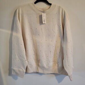 A New Day Cream top with jewels